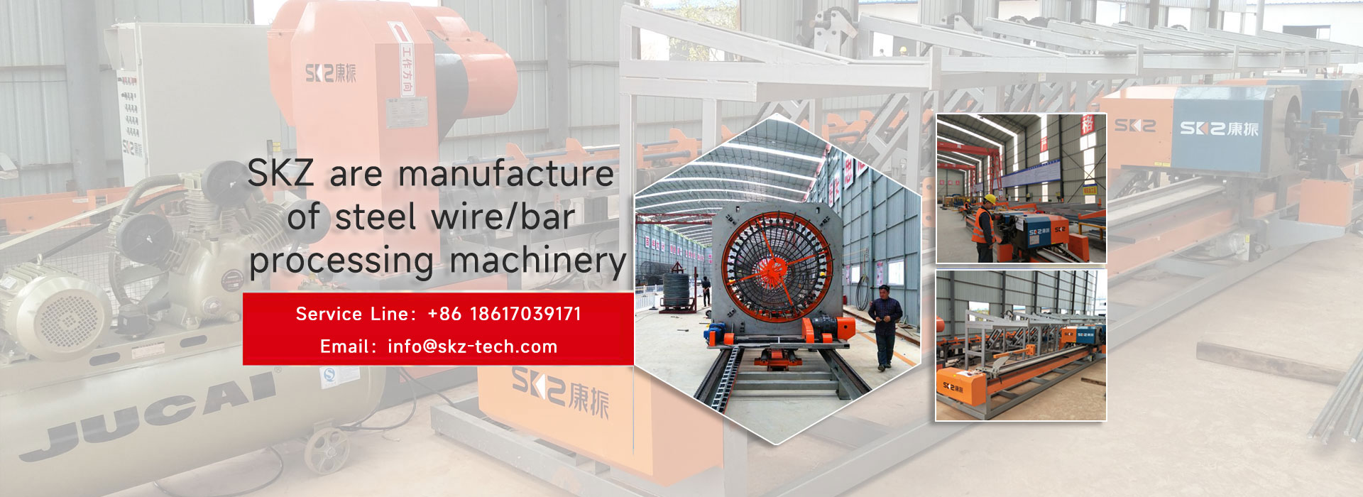 SKZ are manufacture of steel wire/bar processing machinery.